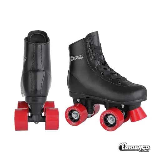 Chicago Skates Rink Roller High-Top Quad Skates 54mm Urethane Wheels | Adjustable & Indoor/Outdoor thumbnail 2