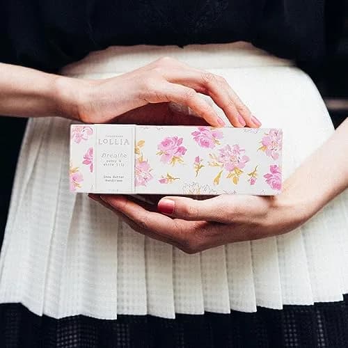 LOLLIA Breathe Hand Cream for Women, 4 oz | Shea & Cocoa Butter Moisturizer for Dry Hands thumbnail 6