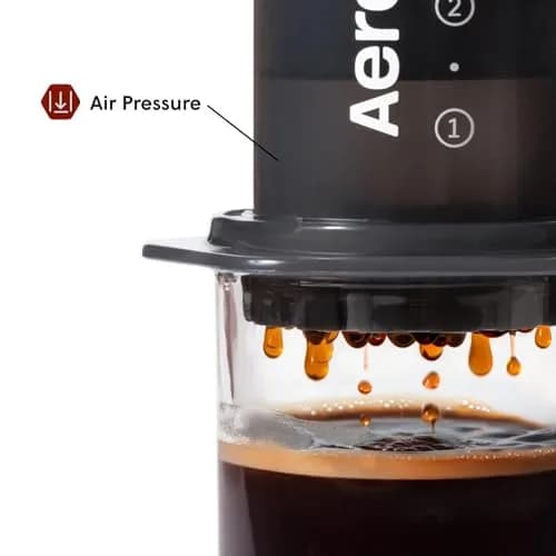 AeroPress Original Coffee Press, French Press, Pour-Over & Espresso Style Coffee Maker | Brews 1-3 Servings, 296ml (10 Fl Oz) thumbnail 4