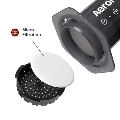 AeroPress Original Coffee Press, French Press, Pour-Over & Espresso Style Coffee Maker | Brews 1-3 Servings, 296ml (10 Fl Oz) thumbnail 3