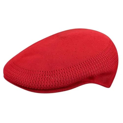 Kangol Tropic 504 Ventair - Scarlet/S Scarlet, Small | Lightweight Summer Cap with Iconic Ventair Pattern thumbnail 2