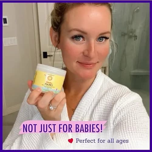 California Baby Calendula Cream 2.9 oz | Plant-Based Moisturizer for Dry Skin | Lavender Baby Lotion | Hypoallergenic thumbnail 6