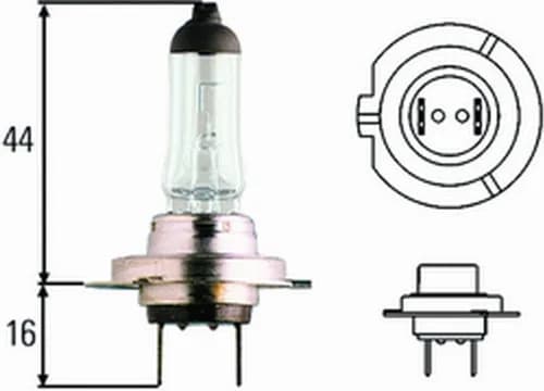 Hella H7TB Standard Halogen Headlight Bulb 12V 55W (2-Pack) | Bright, Consistent Output for Everyday Driving thumbnail 2