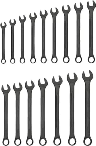 NEIKO Wrench Set 16 Piece | Heavy Duty MM | Raised Panel Construction thumbnail 1
