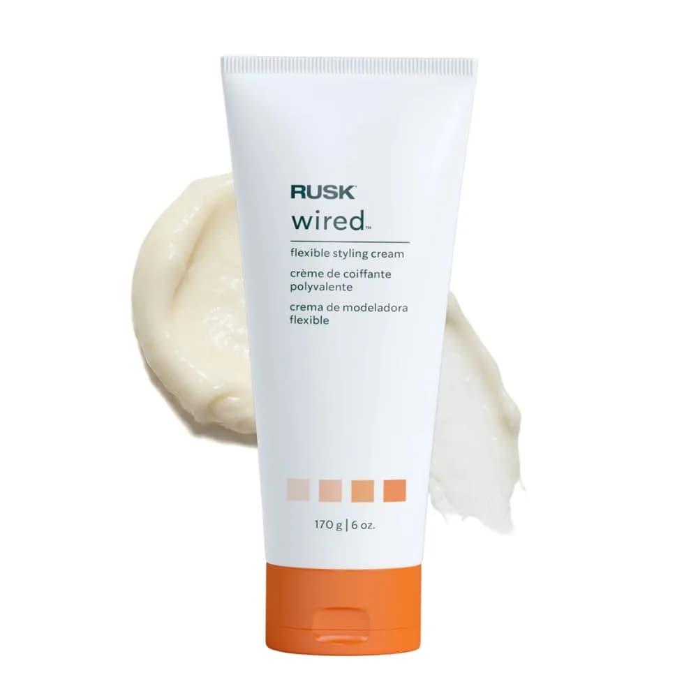RUSK Designer Collection Wired Flexible Styling Creme 6 Oz | Flexible Hold & Texture Support