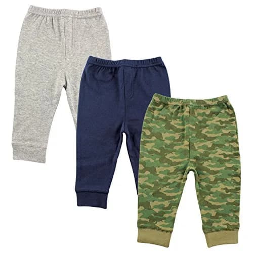 Luvable Friends Baby Boys Cotton Pants, Camo, 2T US | Soft Cotton, Comfortable Fit thumbnail 1