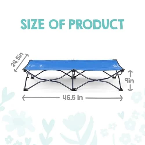 Regalo My Cot Portable Toddler Bed 122 cm x 62 cm x 23 cm | Foldable Kids Travel Bed for Indoor/Outdoor Use thumbnail 2