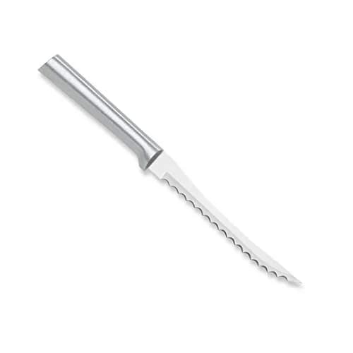 RADA Tomato Slicer Knife (R126), 5" Serrated Blade | Made in USA for Perfect Tomato Slices thumbnail 1