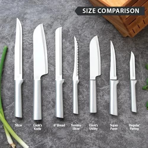 RADA Tomato Slicer Knife (R126), 5" Serrated Blade | Made in USA for Perfect Tomato Slices thumbnail 7