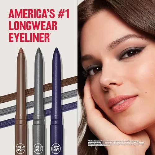 Revlon ColorStay Waterproof Eyeliner Pencil, 0.01 oz (0.28 g) | Ophthalmologist Tested for All Skin Types thumbnail 7