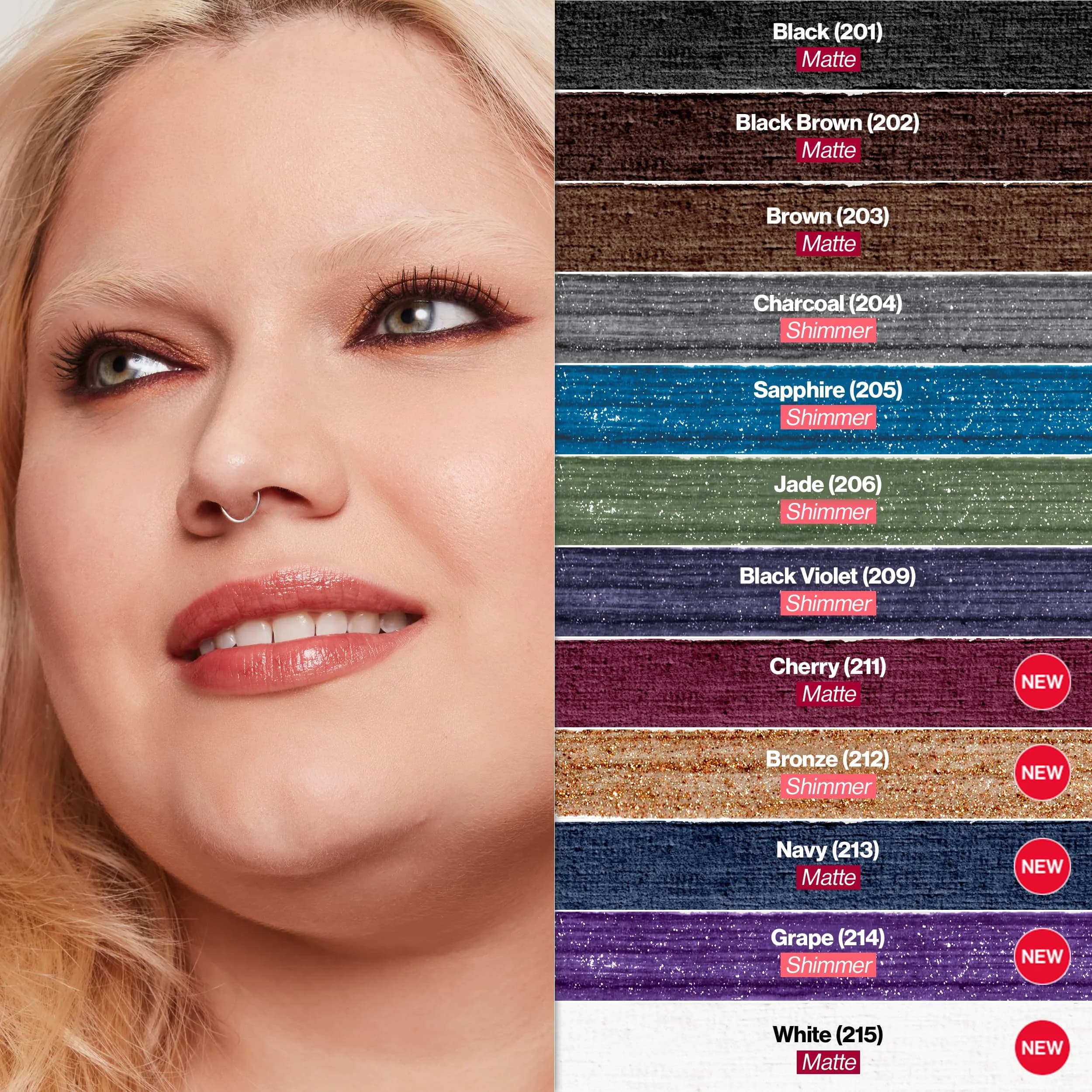 REVLON ColorStay Waterproof Eyeliner Pencil in Charcoal - Long-Lasting, Smudge-Proof Eye Makeup - view 8