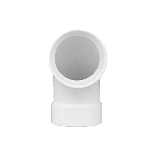 Charlotte Pipe 4 Inch DWV Long Sweep 1/4 Bend PVC Fitting | 10.9 cm (4 Inch) Hub + 4 Inch Hub thumbnail 2