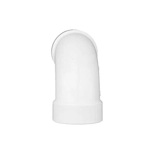 Charlotte Pipe 4 Inch DWV Long Sweep 1/4 Bend PVC Fitting | 10.9 cm (4 Inch) Hub + 4 Inch Hub thumbnail 3