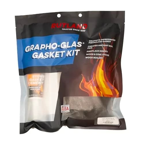 Rutland 95W-6 Grapho-Glas Flat Gasket Replacement Kit, 7' x 3/4" x 1/4" | Durable stove gasket thumbnail 1