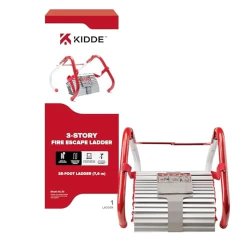 Kidde Fire Escape Ladder & Extinguisher Bundle | 13-Foot Ladder & 2x 2.5lb Extinguishers thumbnail 1