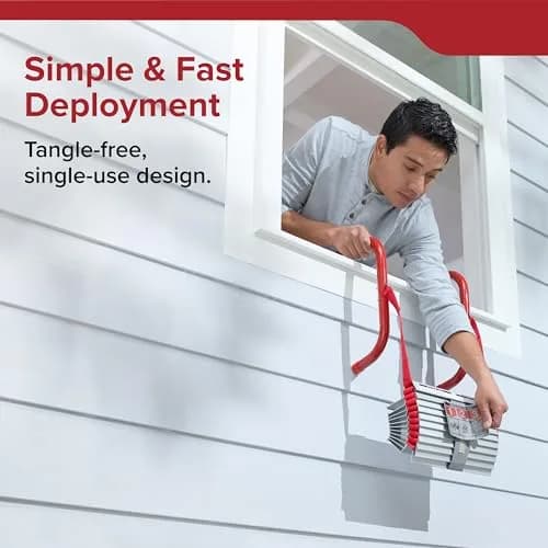 Kidde Fire Escape Ladder & Extinguisher Bundle | 13-Foot Ladder & 2x 2.5lb Extinguishers thumbnail 5