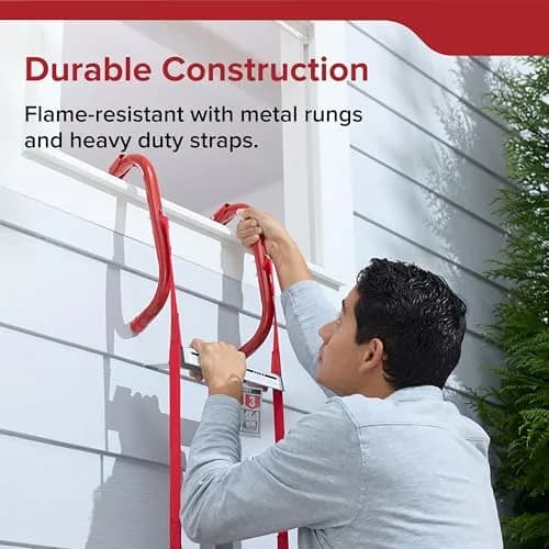 Kidde Fire Escape Ladder & Extinguisher Bundle | 13-Foot Ladder & 2x 2.5lb Extinguishers thumbnail 6