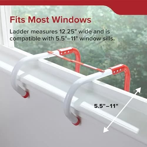 Kidde Fire Escape Ladder & Extinguisher Bundle | 13-Foot Ladder & 2x 2.5lb Extinguishers thumbnail 4