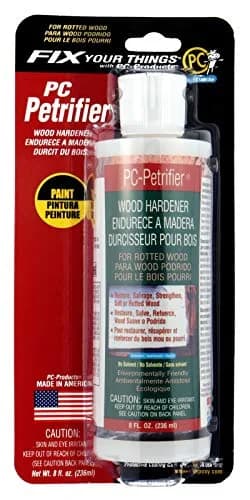 PC Products PC-Petrifier Water-Based Wood Hardener 237ml (8 Fl Oz) | Revitalizes Rotted Wood thumbnail 1