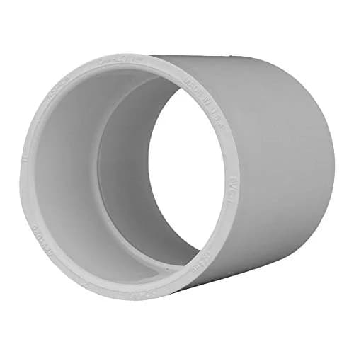 Charlotte Pipe 2 SCH 40 Coupling | Pressure PVC Fitting for Water Lines thumbnail 1