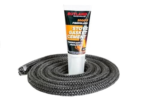 Rutland Products 96W-6 Grapho-Glas Rope Gasket Kit 5/8"X7' | Durable Stove Gasket Replacement thumbnail 2