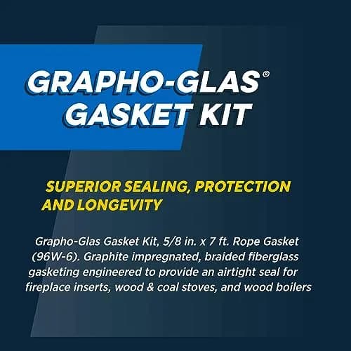 Rutland Products 96W-6 Grapho-Glas Rope Gasket Kit 5/8"X7' | Durable Stove Gasket Replacement thumbnail 3