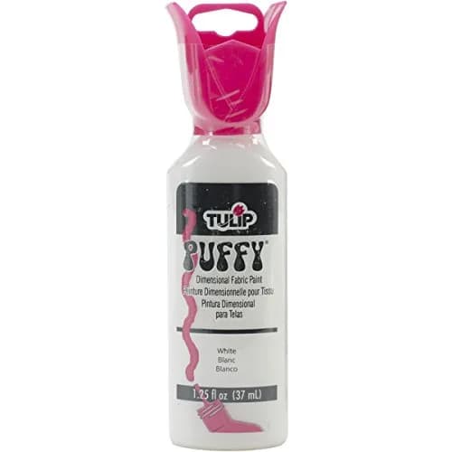 Tulip Puffy White Dimensional Fabric Paint 37ml (1.25 Fl Oz) | ASTM D4236 Certified thumbnail 1