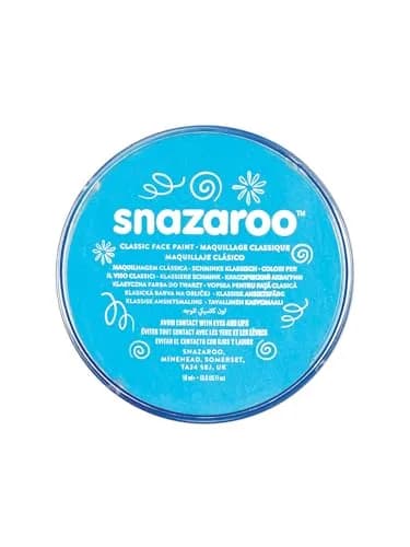 Snazaroo Classic Face and Body Paint, 18.8g Pot, Turquoise | Water-Based, Skin Safe, Vibrant Colors thumbnail 3