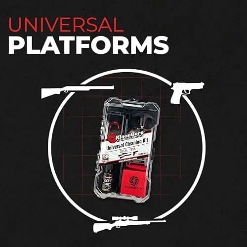 KleenBore Universal Gun Cleaning Kit 0.46 kg (1 lb) | Cleans Rifles, Pistols, Shotguns from .22 Cal to 12 Gauge thumbnail 3