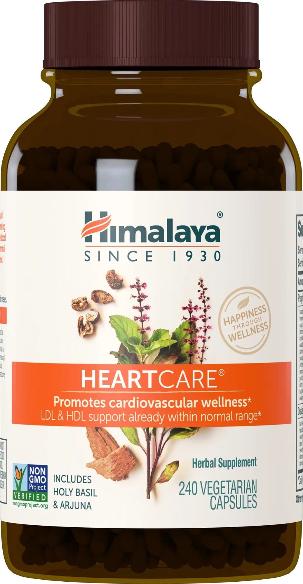 Himalaya HeartCare Cardiovascular Wellness Supplement 720 mg 240 Capsules | Ayurvedic Herbs for Daily Wellness - main product image