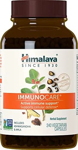 Himalaya ImmunoCare, Immune Support Supplement, 840 mg | Supports immune health with Ayurvedic herbs thumbnail 1