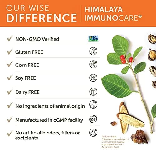 Himalaya ImmunoCare, Immune Support Supplement, 840 mg | Supports immune health with Ayurvedic herbs thumbnail 5