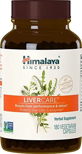 Himalaya LiverCare Herbal Supplement 180 Capsules (375 mg) | Supports Liver Detox & Bile Production thumbnail 1