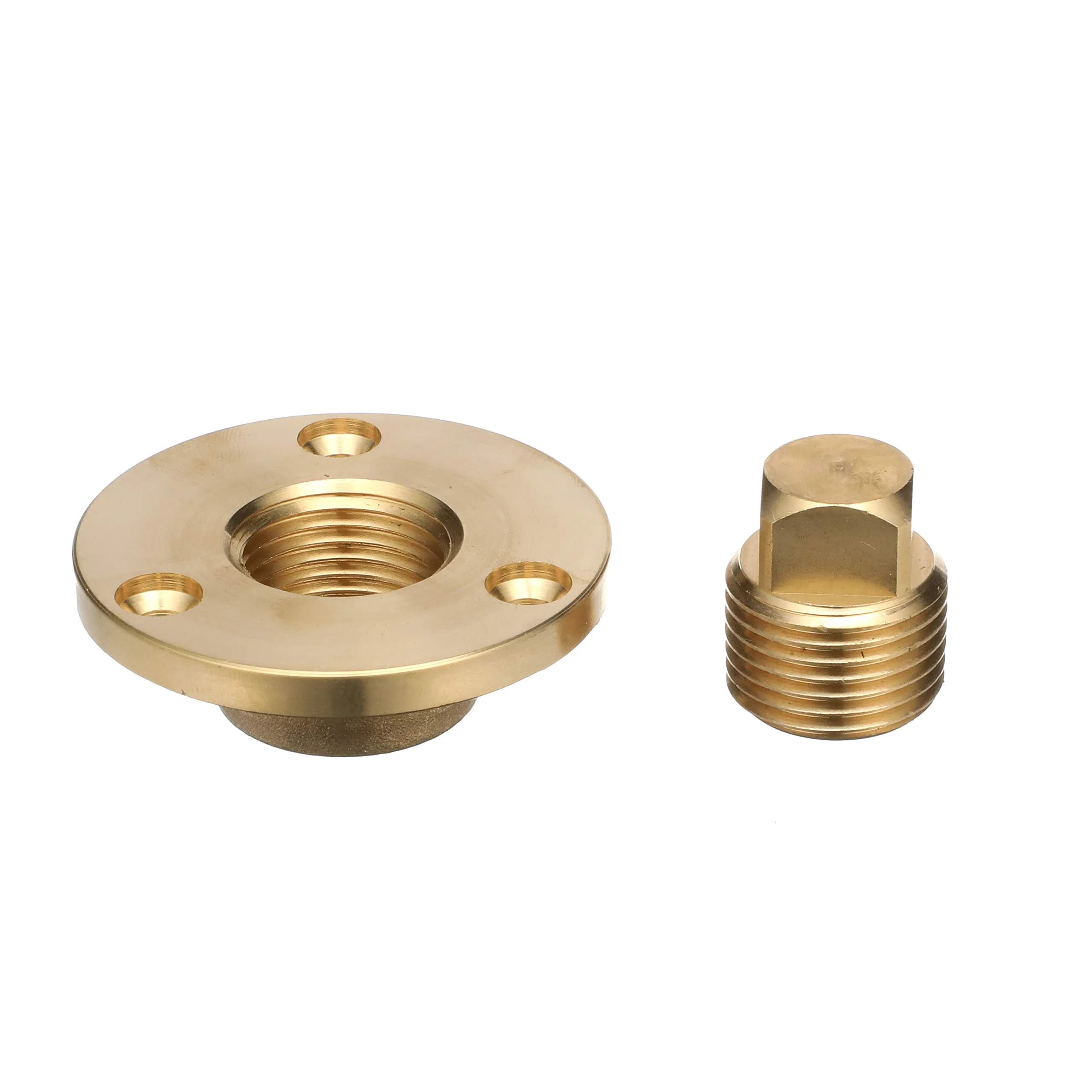 Seachoice Cast Bronze Marine Boat Garboard Drain 2 Inch | Brass Plug for Bilge Water Drainage
