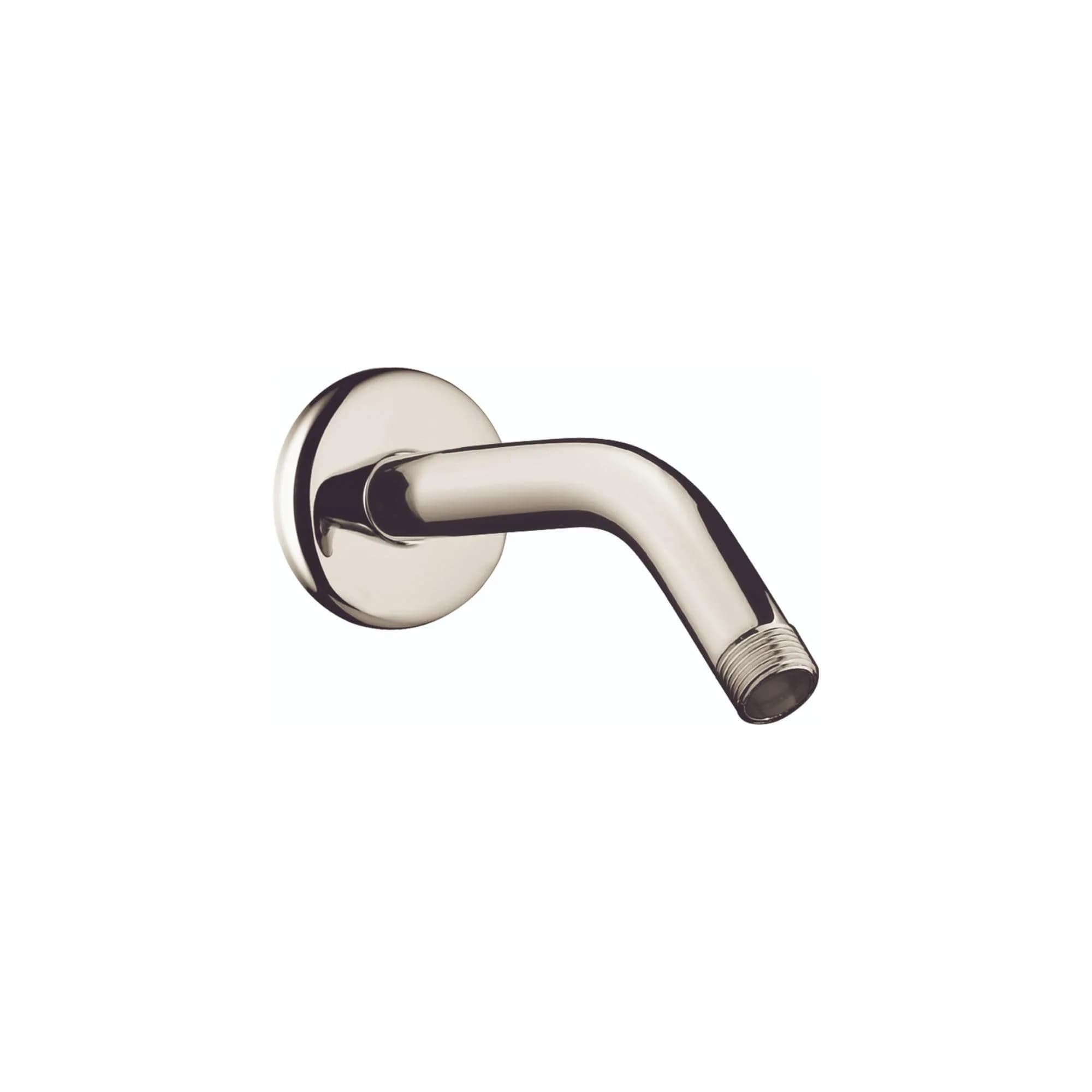 hansgrohe Replacement 6-inch Modern Showerarm in Polished Nickel | Wall Mount Showerhead Accessory — Polished Nickel