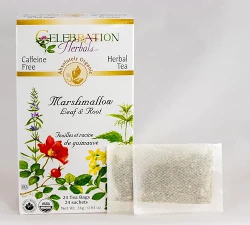 Celebration Herbals Marshmallow Root Tea 24 Bags | Caffeine-Free Organic Herbal Tea with Mellow Taste thumbnail 2