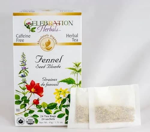 Celebration Herbals Fennel Seed Blonde Tea Organic 24 Bag | Aromatic Licorice Flavor (70-120 chars) thumbnail 2