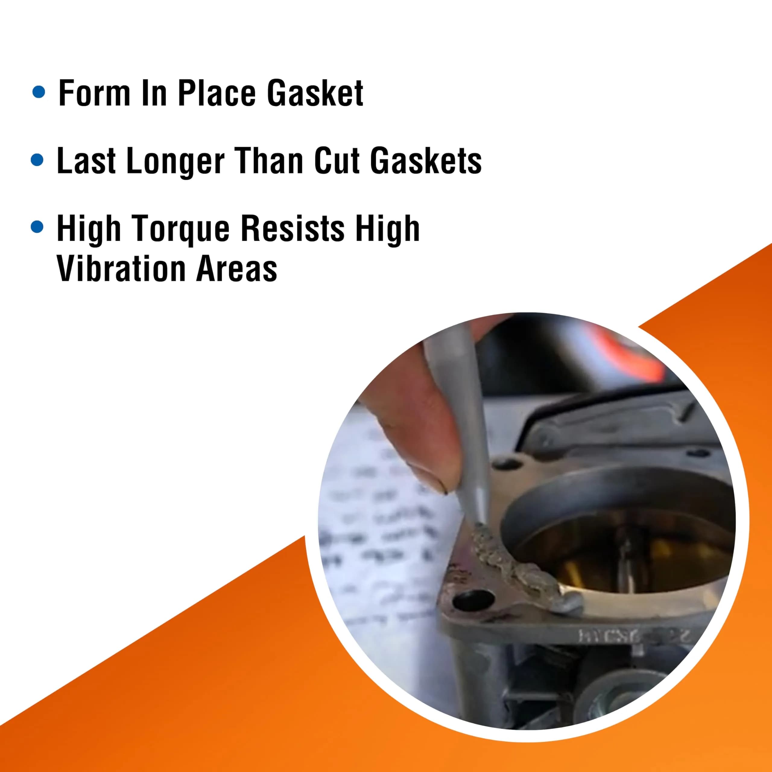 Permatex Ultra Grey Rigid High-Torque RTV Silicone Gasket Maker 81.8g (3.0 oz) | For High-Torque & Vibration Applications - view 5