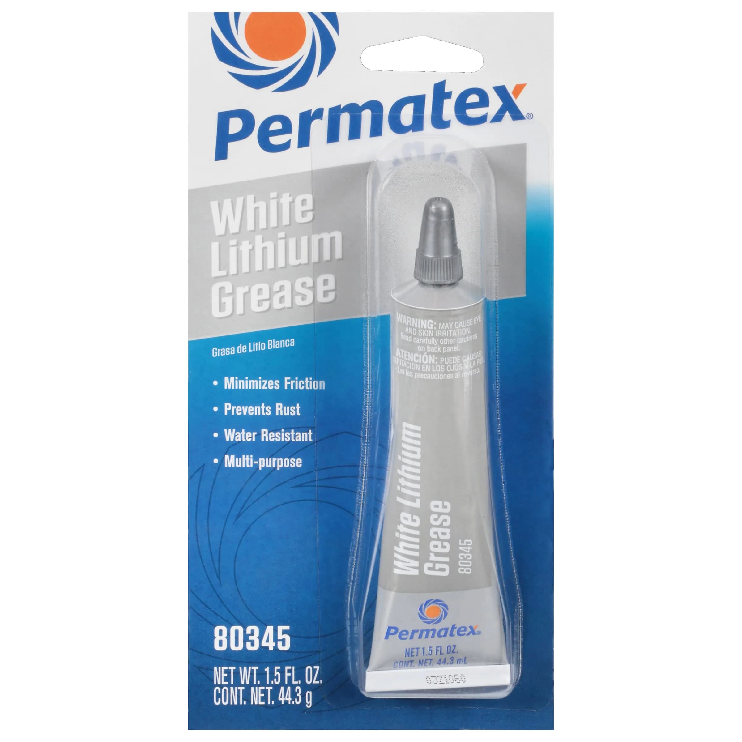 Permatex White Lithium Grease 1.5 oz. (44ml) | All-Purpose Lubricant for Metal & Plastic - main product image