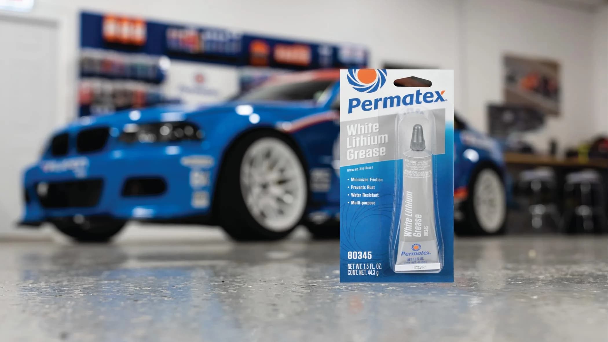Permatex White Lithium Grease 1.5 oz. (44ml) | All-Purpose Lubricant for Metal & Plastic - view 3