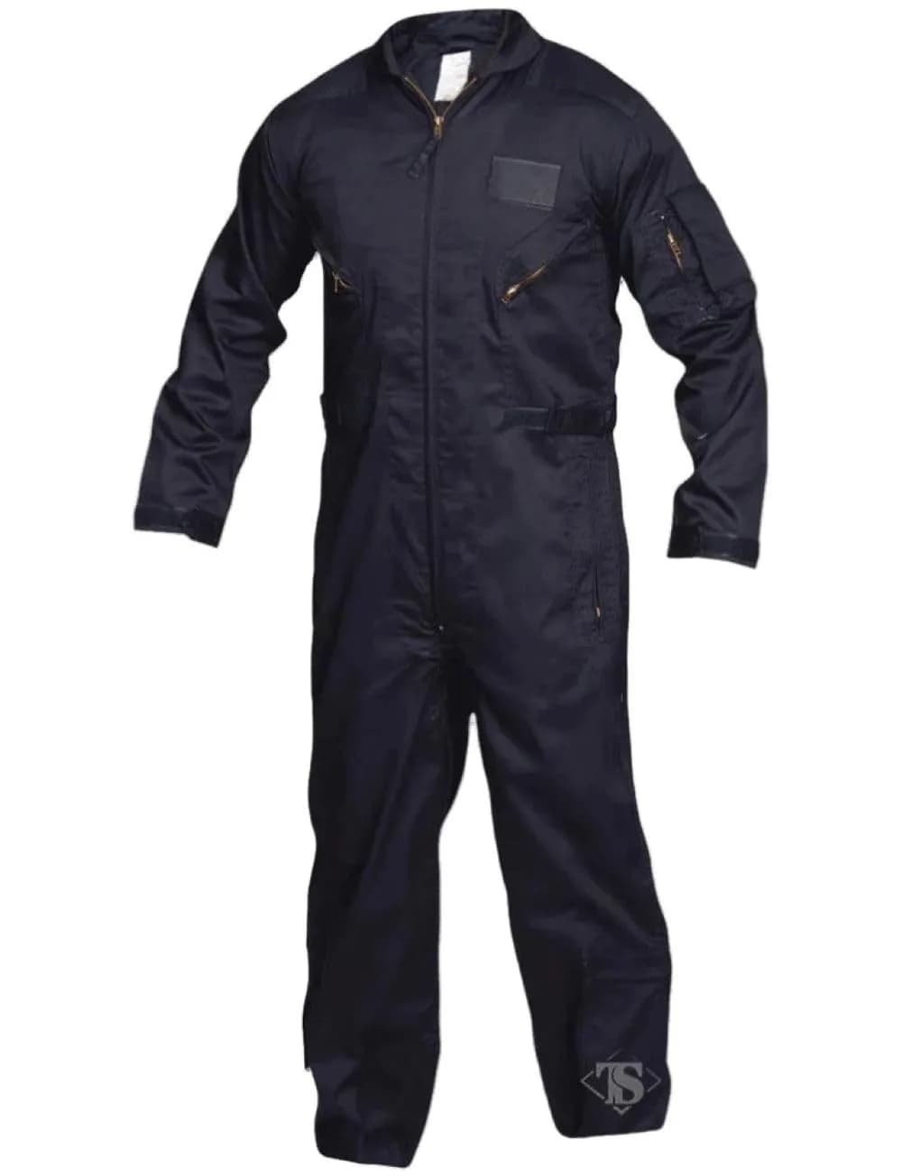 Tru-Spec 27-P Basic Flight Suit for Men, Navy - Large | Military Flight Suit with Durable Polyester Blend — Navy