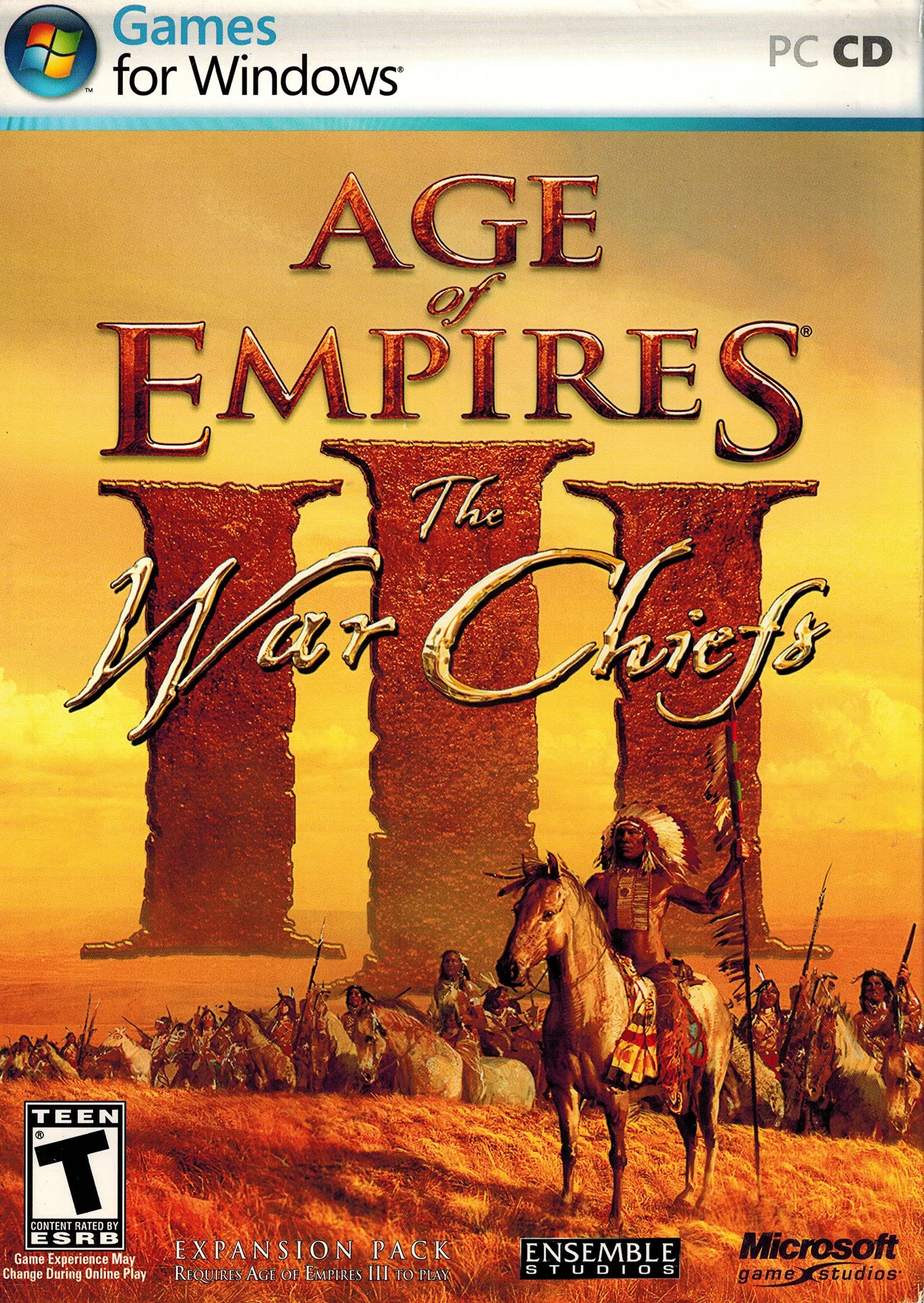 Microsoft Age of Empires III: The WarChiefs Expansion Pack PC Game | Strategy Real-Time Expansion