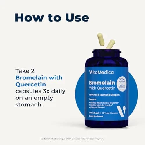 VitaMedica Arnica Montana 30X + Bromelain + Clinical Support Formula Bundle | Supports Post-Op Healing & Tissue Repair thumbnail 9