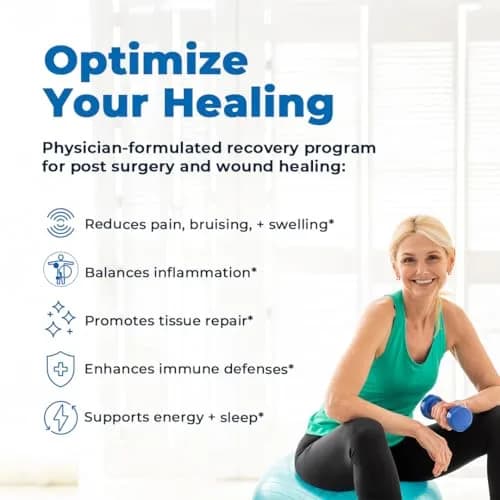 VitaMedica Arnica Montana 30X + Bromelain + Clinical Support Formula Bundle | Supports Post-Op Healing & Tissue Repair thumbnail 2