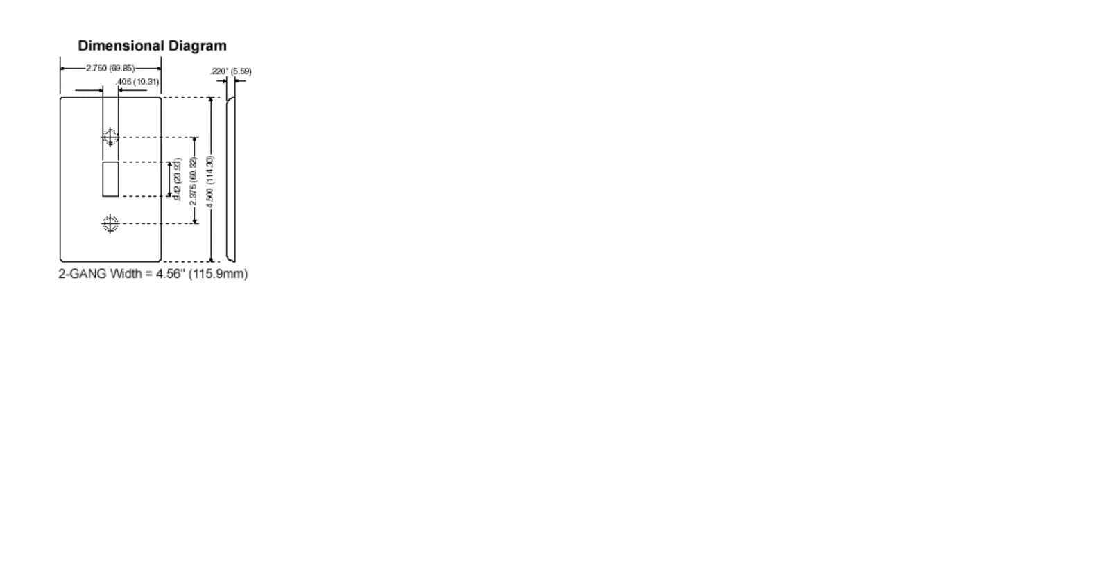 Leviton 1-Gang Blank Wallplate, Standard Size, White | Covers Unused Openings - view 2