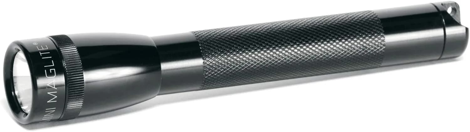 MagLite Mini LED 2-Cell AA Flashlight – 127 Lumens, 156m Beam, Black | Water-Resistant Aluminum Build - main product image