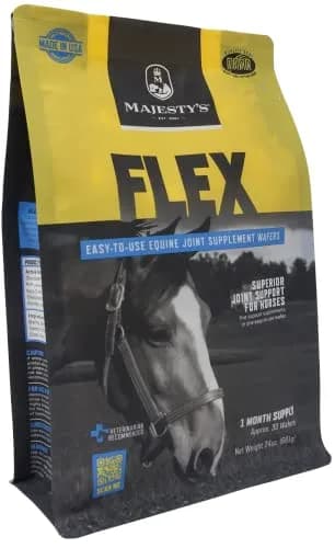 Majesty's Flex Wafers - Superior Joint Support Supplement for Horses - 30 Count | Easy & Economical thumbnail 1