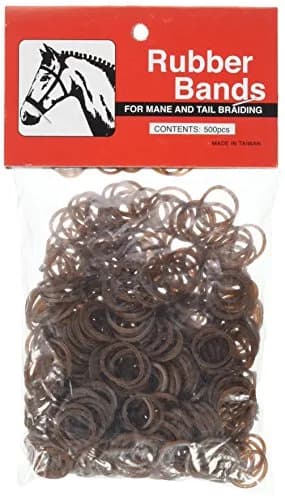 Partrade Rubber Braid Bands 5" | Horse Grooming Supplies for Mane & Tail (70-120 chars) thumbnail 1