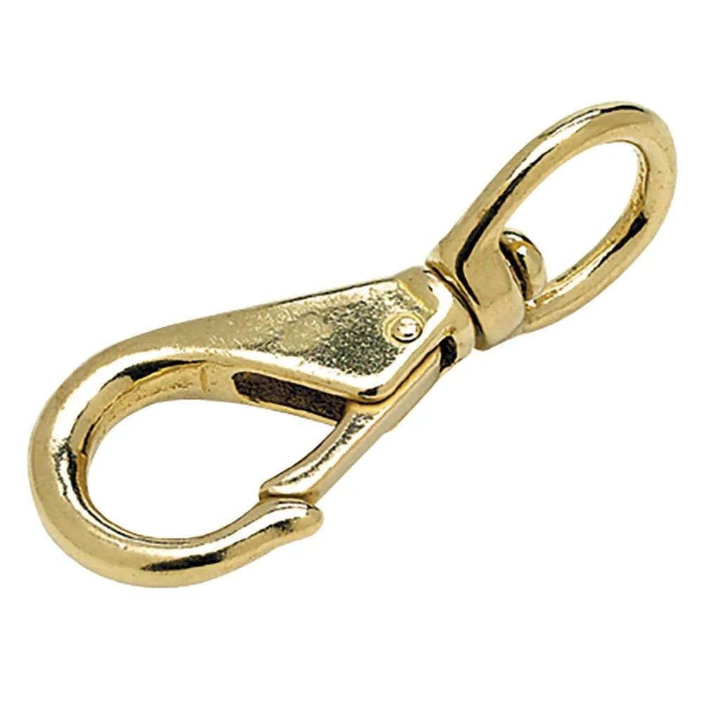 Seachoice Swivel Eye Snap, Cast Brass, Size #1 | 3-1/4 In. Long, 5/8 In. ID Eye - main product image