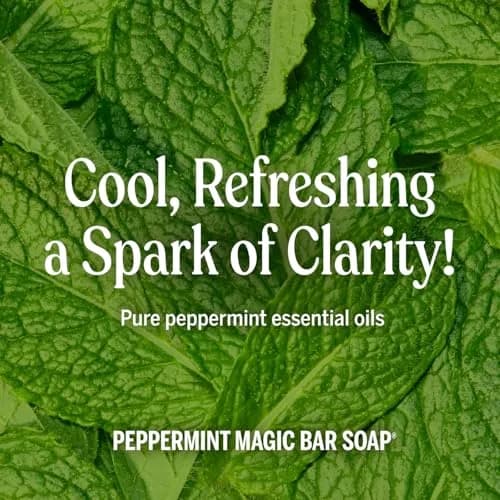 Dr. Bronner's Peppermint Pure-Castile Liquid Soap 237ml (8 Fl Oz) | Gentle Multi-Use Body Wash & Cleanser thumbnail 5